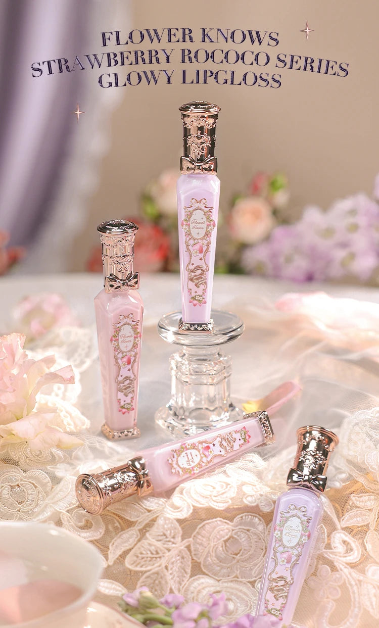 Strawberry Glowy Lip Gloss – Moisturising & Nourishing Full-Size Lip Colour