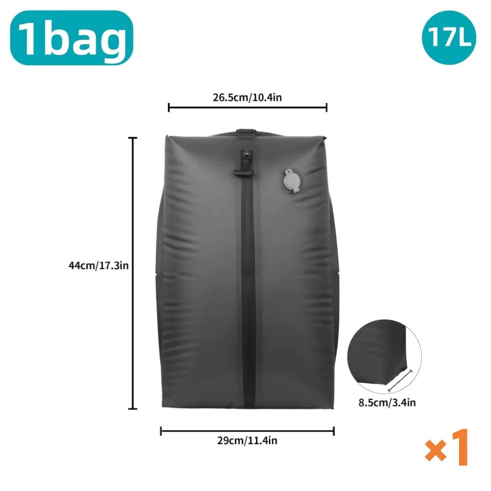 Travel Vacuum Storage Bags – Reusable Compression Bags with Pump