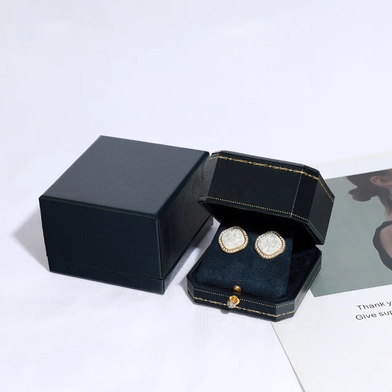 Premium Octagonal Jewelry Box – Elegant Storage for Rings, Necklaces & Bracelets