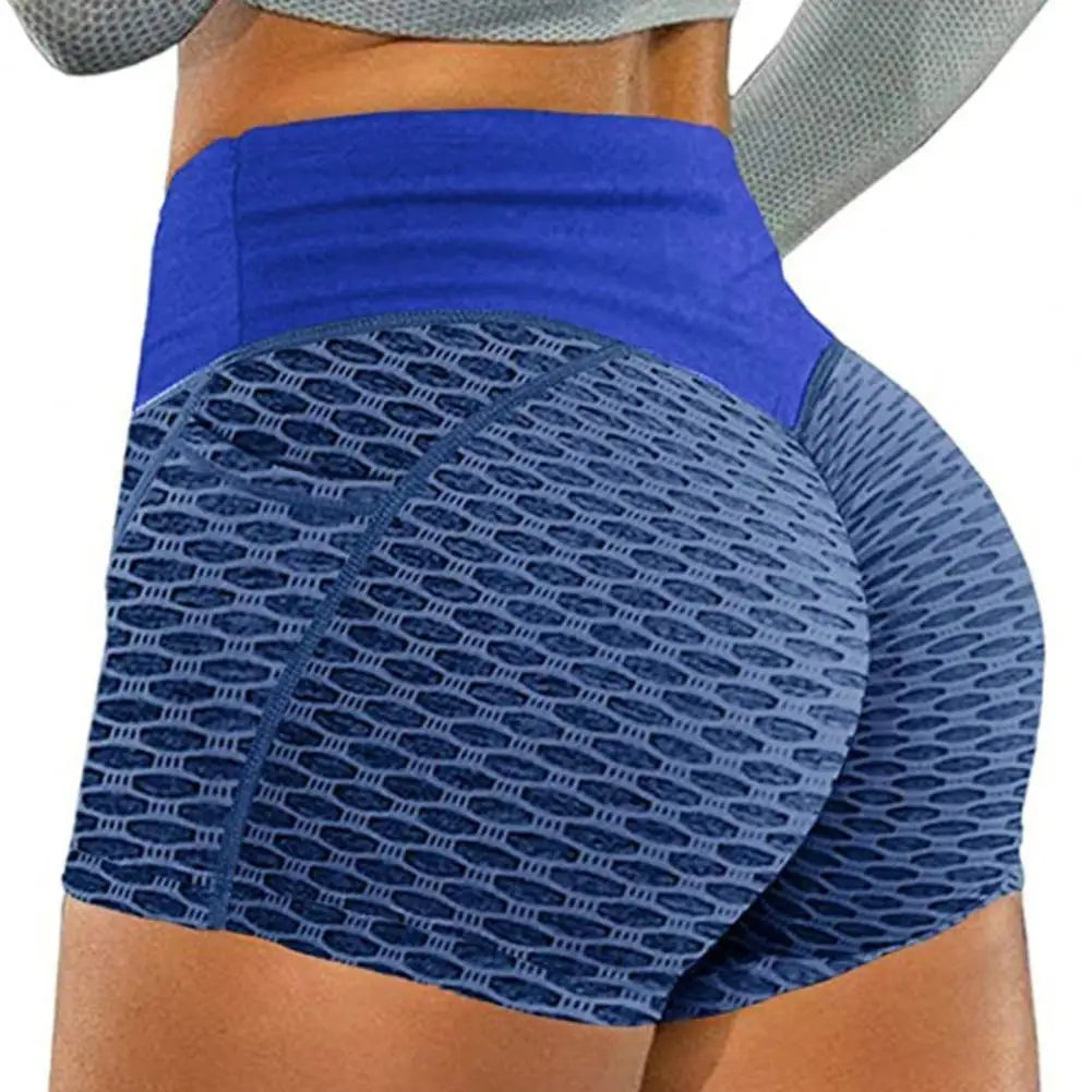 Solid Color Tight Compression Sport Short High Waist Yoga Ultrashort Legging Training Soft Women Gym Athletic Tight Squat Proof