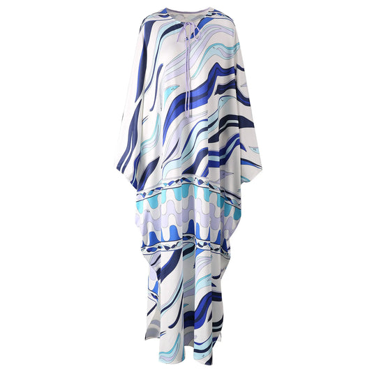 Elegant Women's Printed Maxi Dress – Casual Comfortable & Breathable Summer Wear