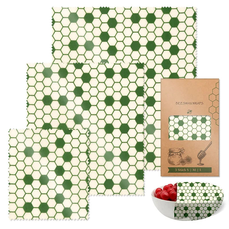Beeswax Food Wrap – Reusable Cotton Preservation Cloth