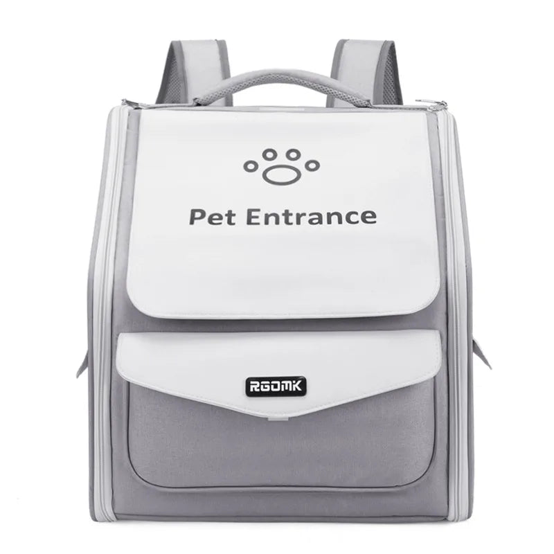 Pet Strollers Portable Hand-held Soft Side Backpack Large Space Breathable Foldable Carrying Bags for Small Cats Dogs Supplies