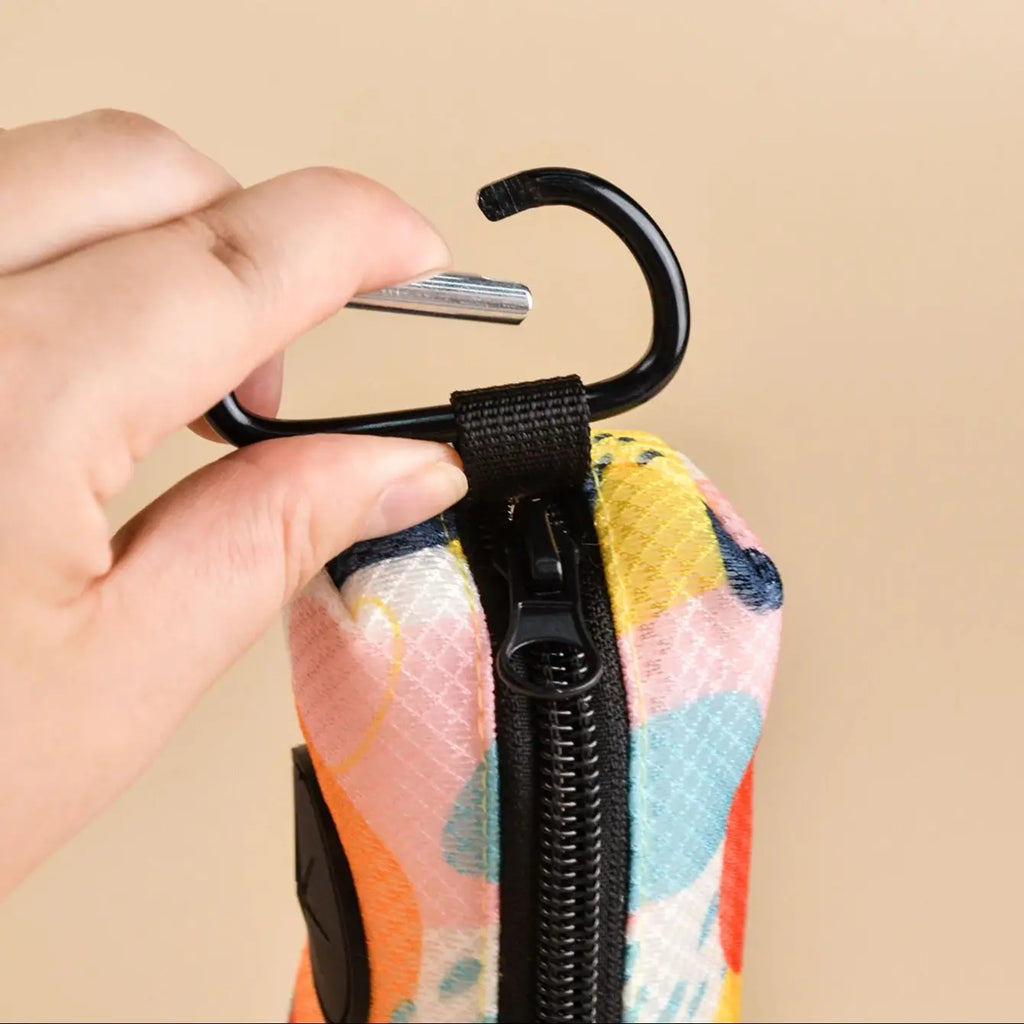 Cute Designer Dog Poop Bag Holder Dispenser Clip-On Waste Bag Holder for Any Dog Leash