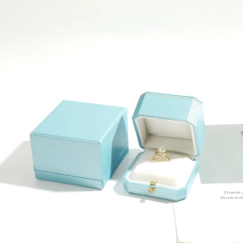 Premium Octagonal Jewelry Box – Elegant Storage for Rings, Necklaces & Bracelets