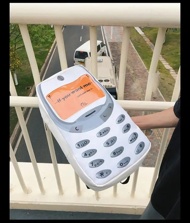 Unisex Splashproof Nylon Backpack with Mobile Phone Pocket – High-Capacity Casual Street Style Bag