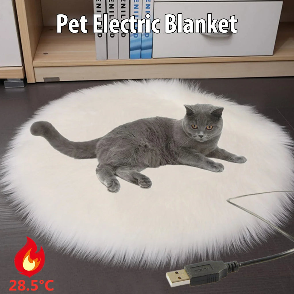 USB Heated Pet Bed Mat – Constant Temperature Winter Pad