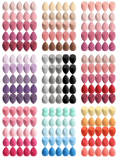 25-Pack Makeup Sponges for Foundation Cream & Powder – Multi-Colour Beauty Blenders