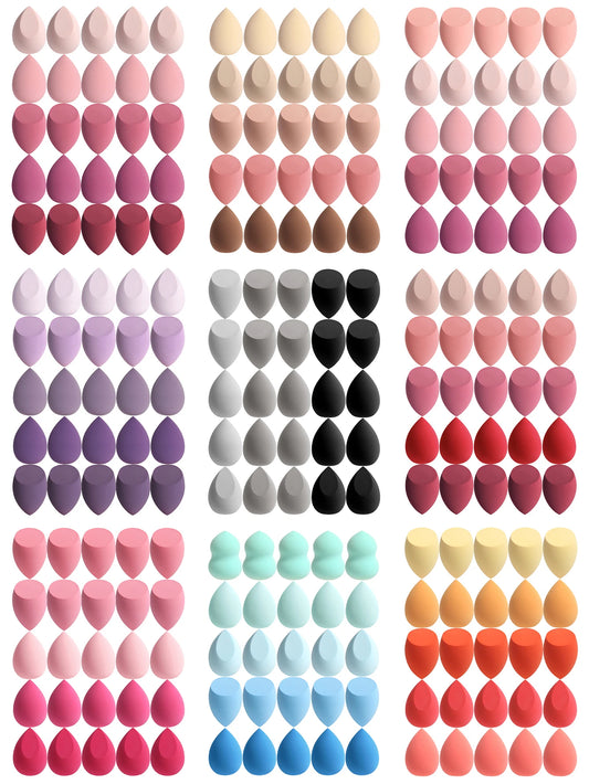 25-Pack Makeup Sponges for Foundation Cream & Powder – Multi-Colour Beauty Blenders
