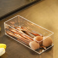 Clear Acrylic Makeup Organizer – Layered Cosmetic Storage Box