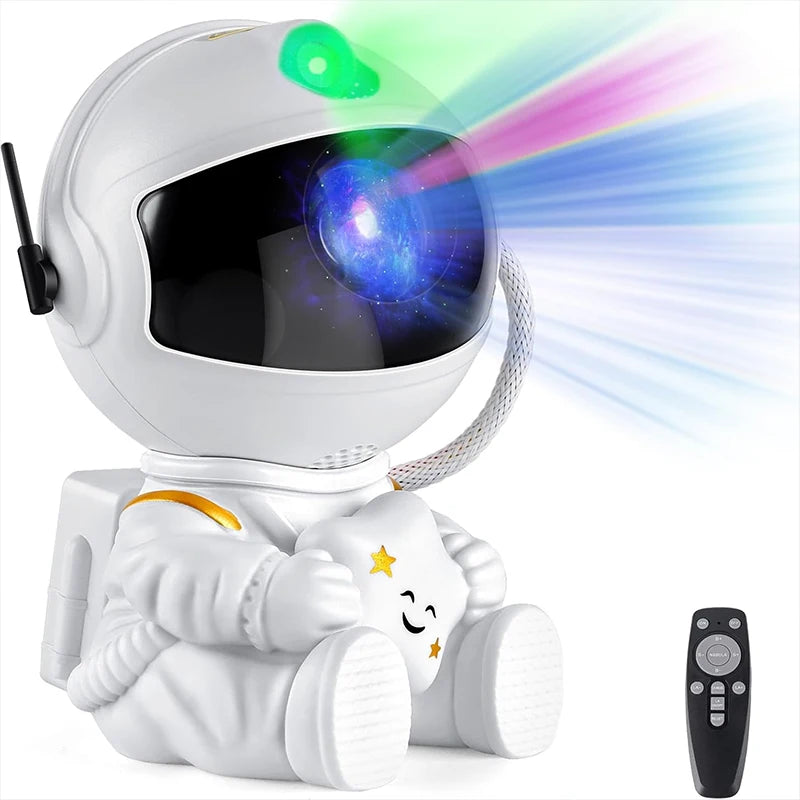 Astronaut Galaxy Projector – Star Night Light for Bedroom Decor
