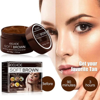 Intensive Tanning Accelerator Cream – Self-Tanning Lotion for Natural Long-Lasting Bronze