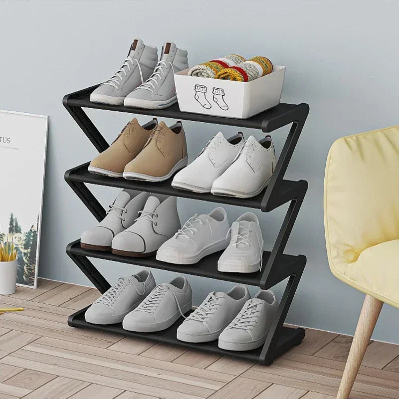 Economical Storage Rack Space Saving Storage Cabinet Simple Multi-layer Quick Assembly Shoe Rack, Home Entrance Dormitory