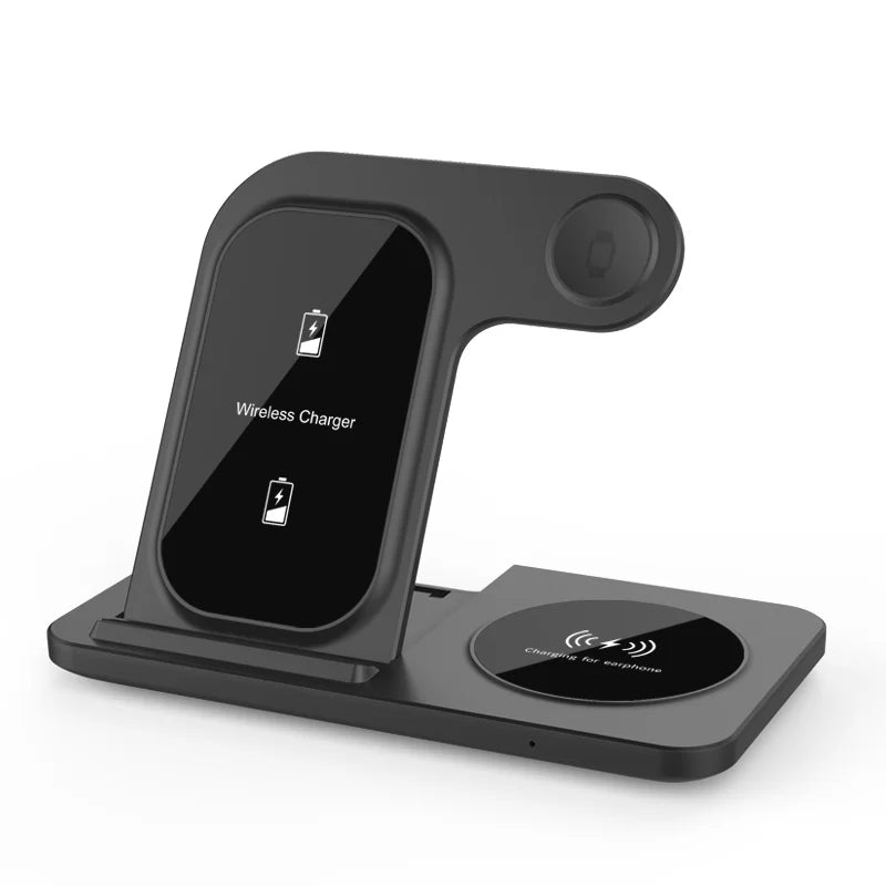300W Foldable Wireless Charger Stand – 3 in 1 Fast Charging Dock