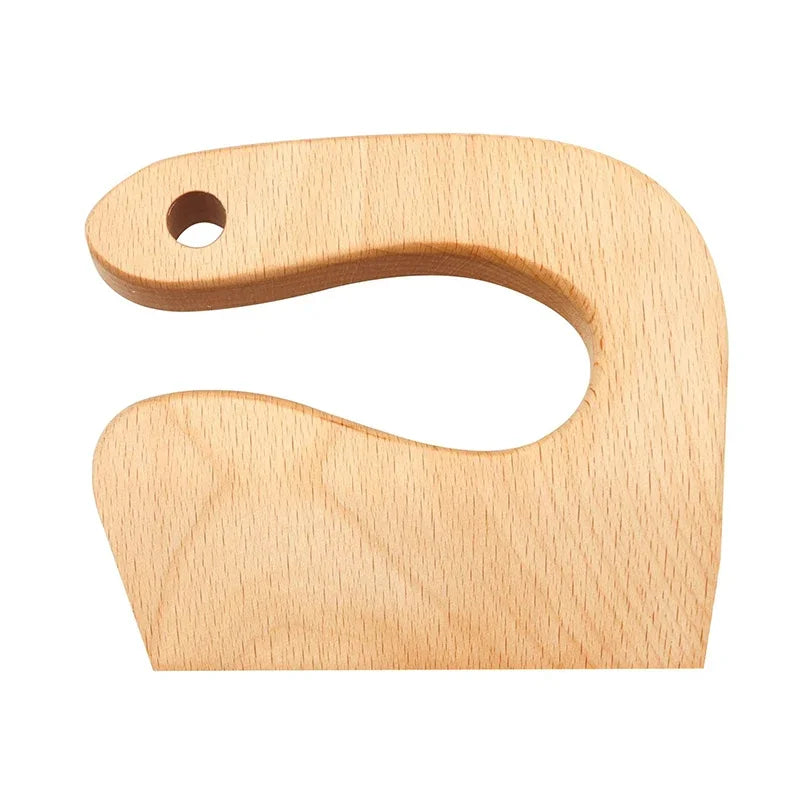 Wooden Cutter Kids Cute Shape Knife Kitchen Tools Fruit Vegetable Cutter For Children Safe Kitchen Cutting Toy DIY Tools