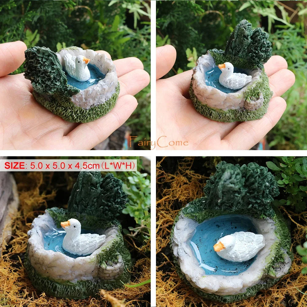 Mini Fairy Garden Figurines – Resin Fairy Statue Garden Decor
