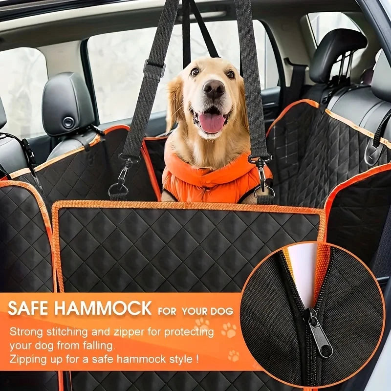 Waterproof Dog Car Seat Cover – Scratch Resistant Pet Hammock
