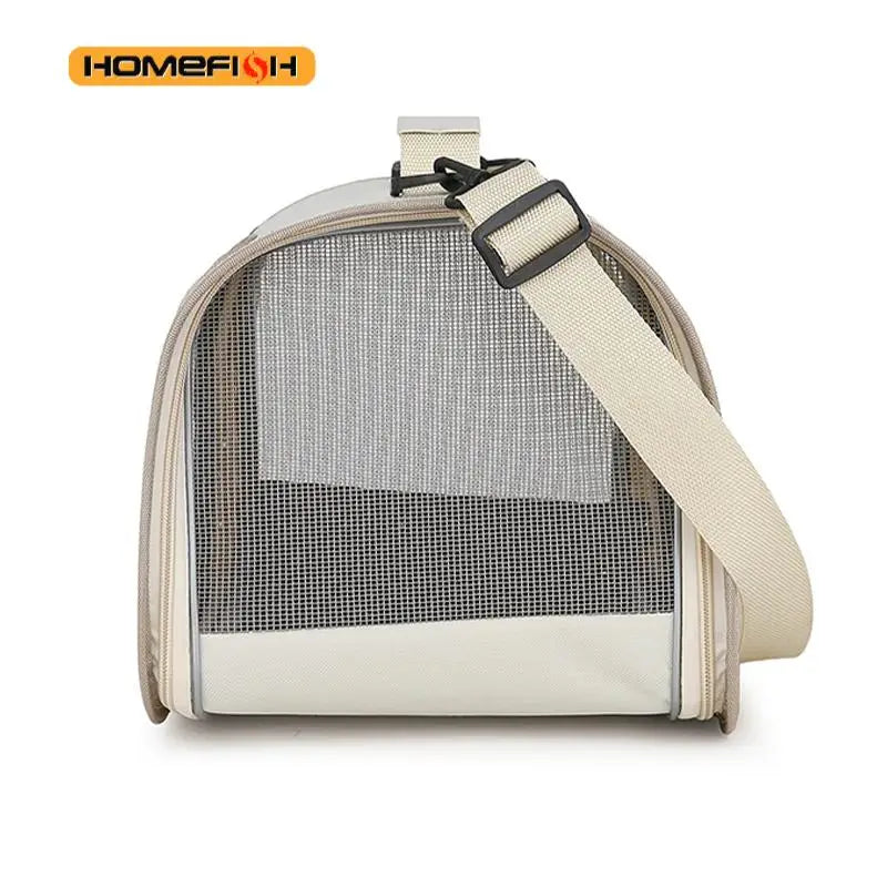 Portable Foldable Pet Carrier Bag Breathable Cat & Small Dog Shoulder Travel Bag Lightweight Kitten Carrying Bag