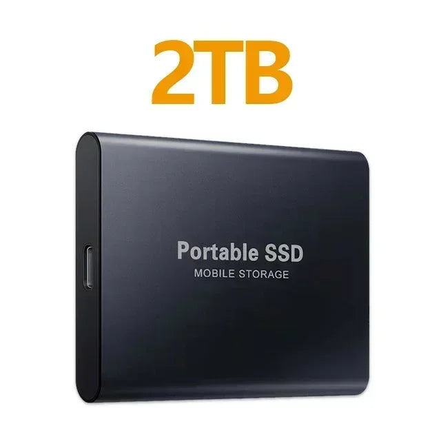 Portable SSD 1TB Original Hard Disk USB3.1 High Speed Hard Drive Type-C Solid Disk 2TB 4TB External ssd for Phone/Loptop/Mac/PC