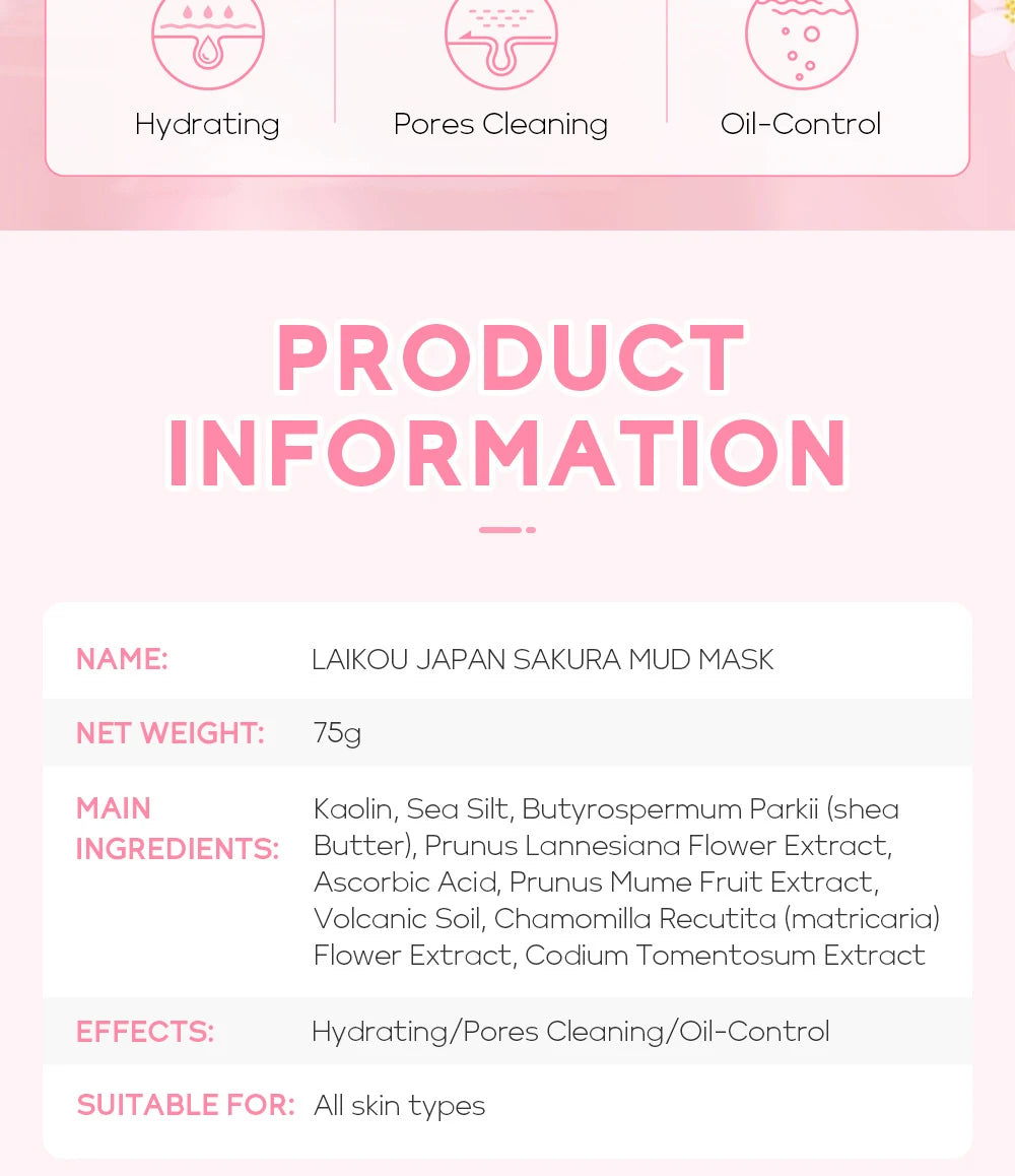 9-Piece Sakura Skincare Set – Facial Cleanser Cream Sunscreen & Masks for Glowing Skin