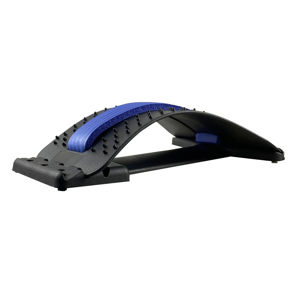 Back Stretcher for Lower Back Pain Relief 4 Level Adjustable Lumbar Cracker Board Stretching Device for Scoliosis Sciatica
