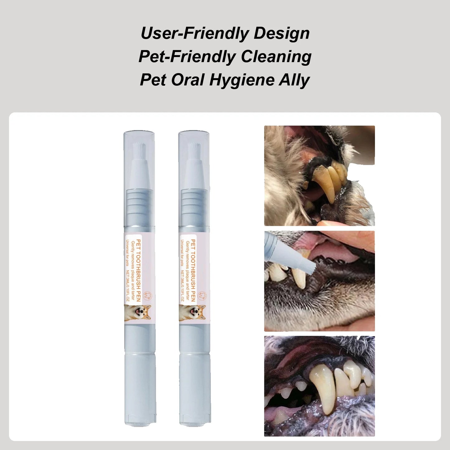 Pet Teeth Cleaning Pen for Dogs & Cats – Easy Dental Care for Fresh Breath