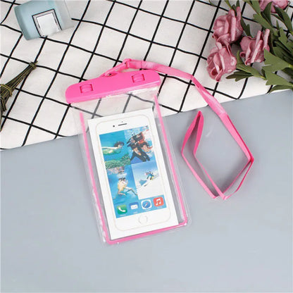 Waterproof Phone Pouch with Touchscreen – Clear Protective Bag for Swimming & Outdoors