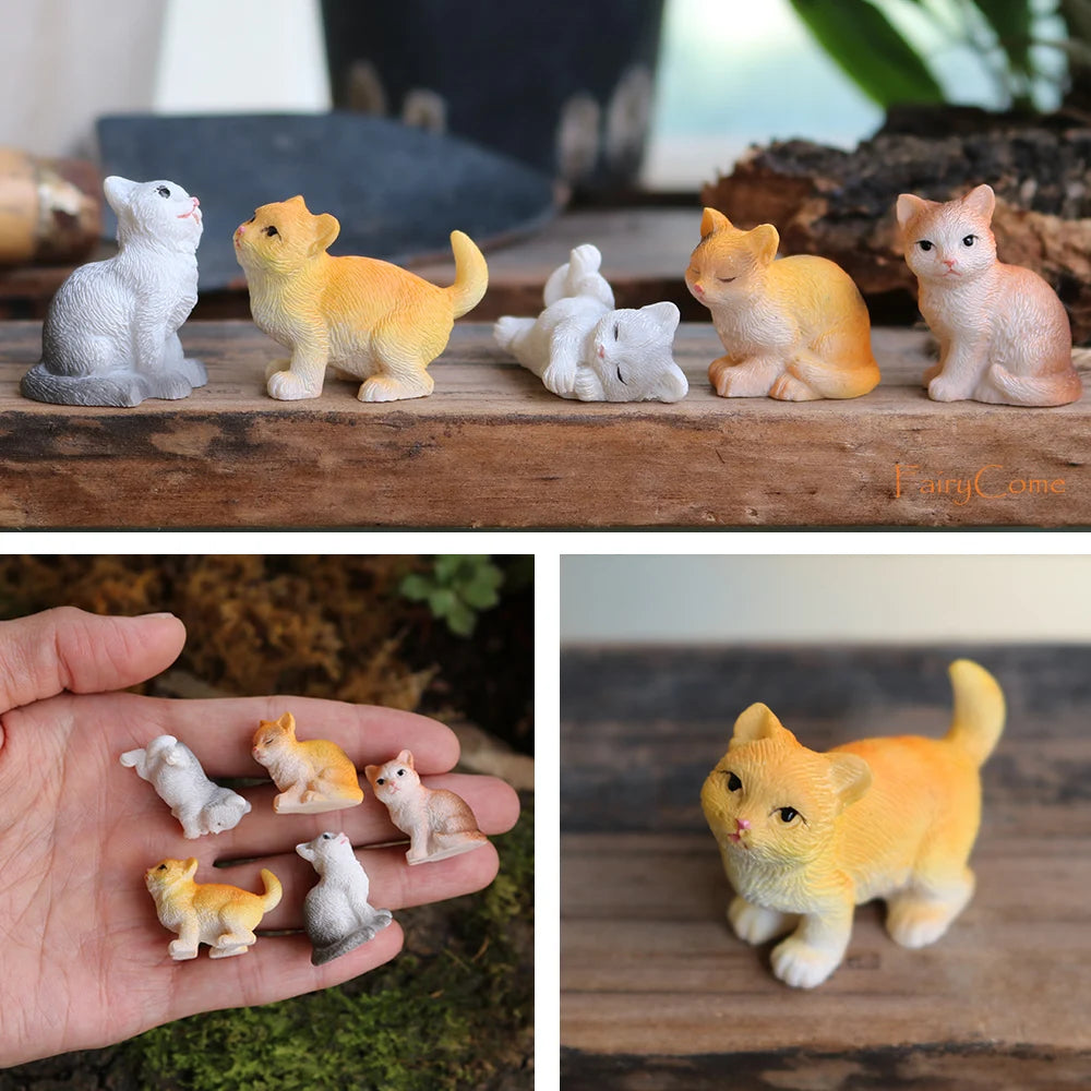 Mini Fairy Garden Figurines – Resin Fairy Statue Garden Decor
