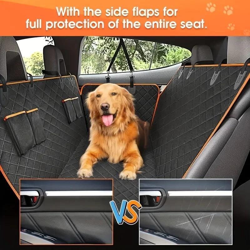 Waterproof Dog Car Seat Cover – Scratch Resistant Pet Hammock