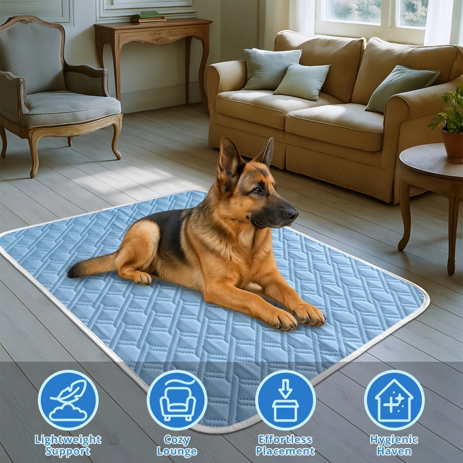 Waterproof Dog Blanket Sofa Cover – Reversible Washable Pet Couch Protector