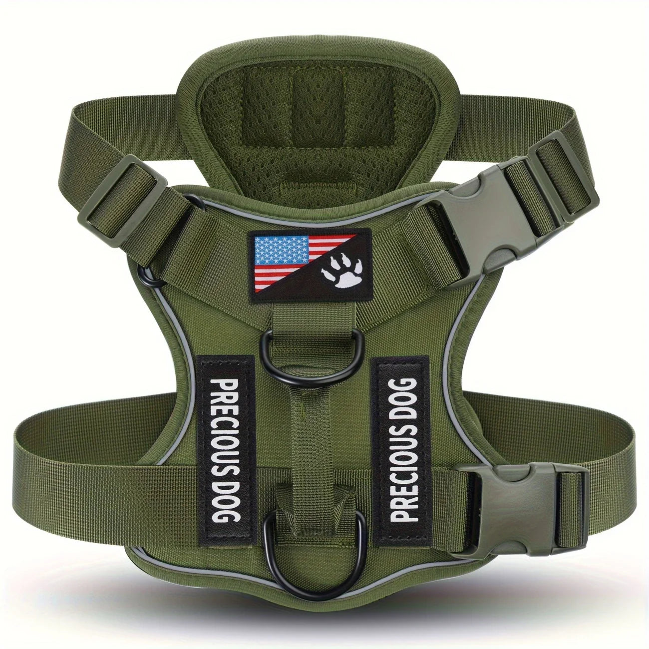 Tactical Dog Harness – Reflective No Pull Heavy Duty Vest