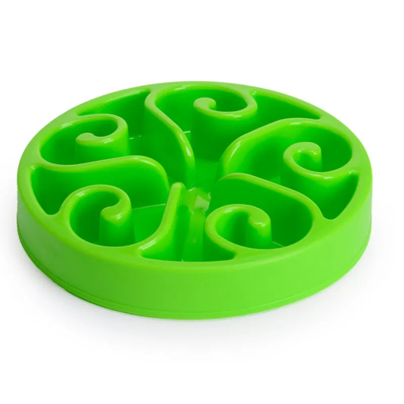 Dog Slow Feeder Bowl – Anti Gulping Non Slip Pet Food Dish