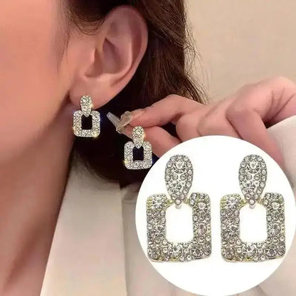 925 Silver Needle Pearl Tassel Drop Earrings for Women – Trendy Zircon Statement Jewellery