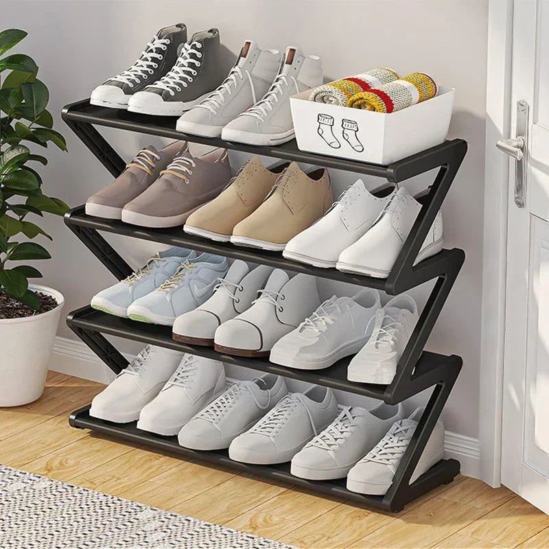 Economical Storage Rack Space Saving Storage Cabinet Simple Multi-layer Quick Assembly Shoe Rack, Home Entrance Dormitory