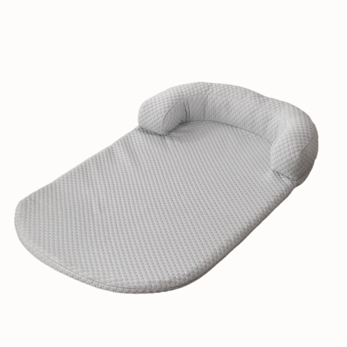 Breathable Cooling Dog & Cat Bed – Anti-Slip Ice Silk Cushion with Pillow for Small & Large Pets