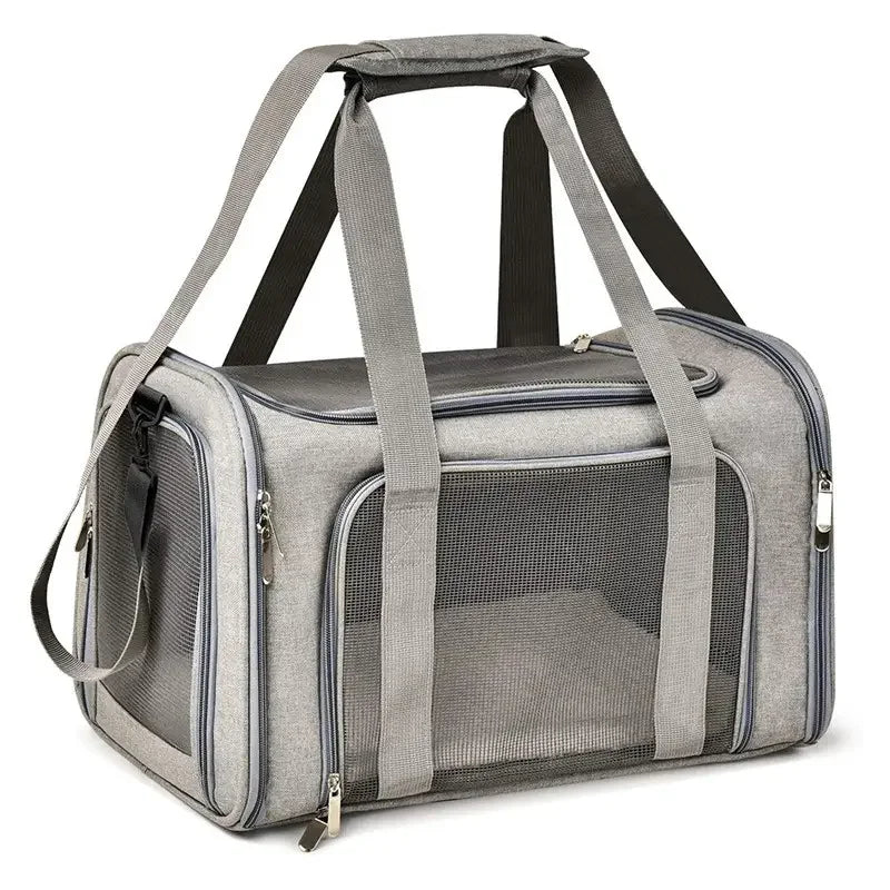 Airline Approved Pet Carrier Backpack Side Ventilated Cat & Dog Travel Bag for Small Pets