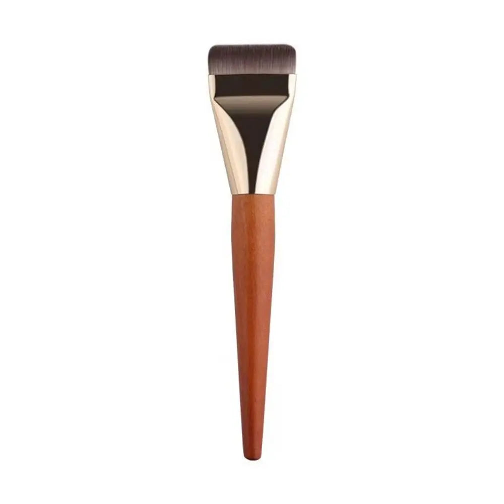 Ultra-Thin Flat Foundation Brush – Soft Synthetic Makeup Brush