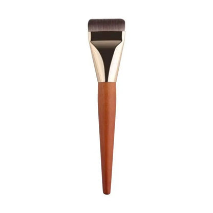 Ultra-Thin Flat Foundation Brush – Soft Synthetic Makeup Brush