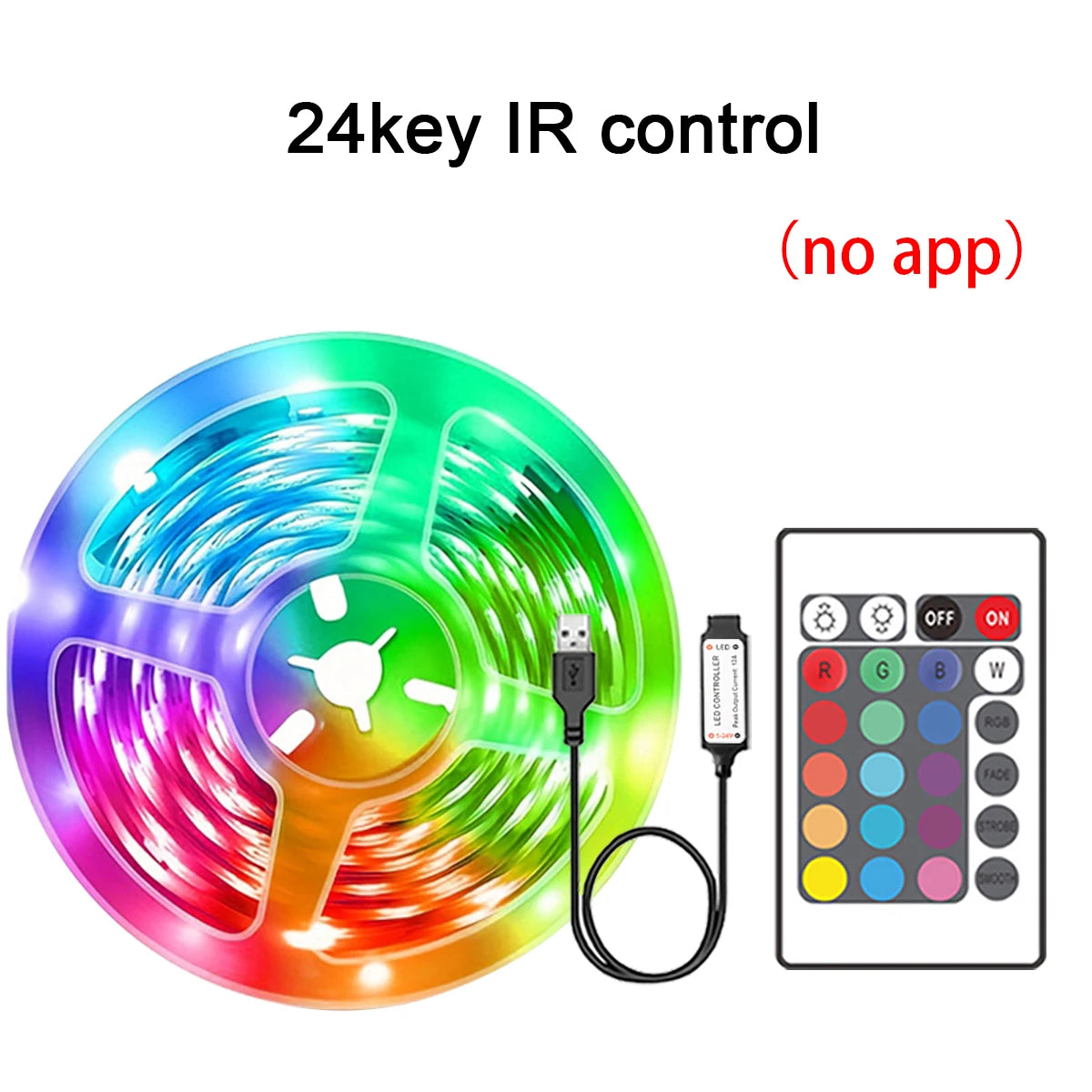 RGB LED Strip Lights – APP Control Room Decoration Light