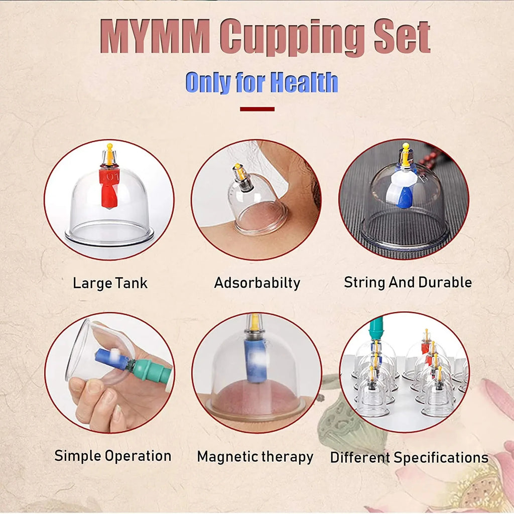 32PCS Vacuum Cupping Set – Body Massage & Anti Cellulite Therapy