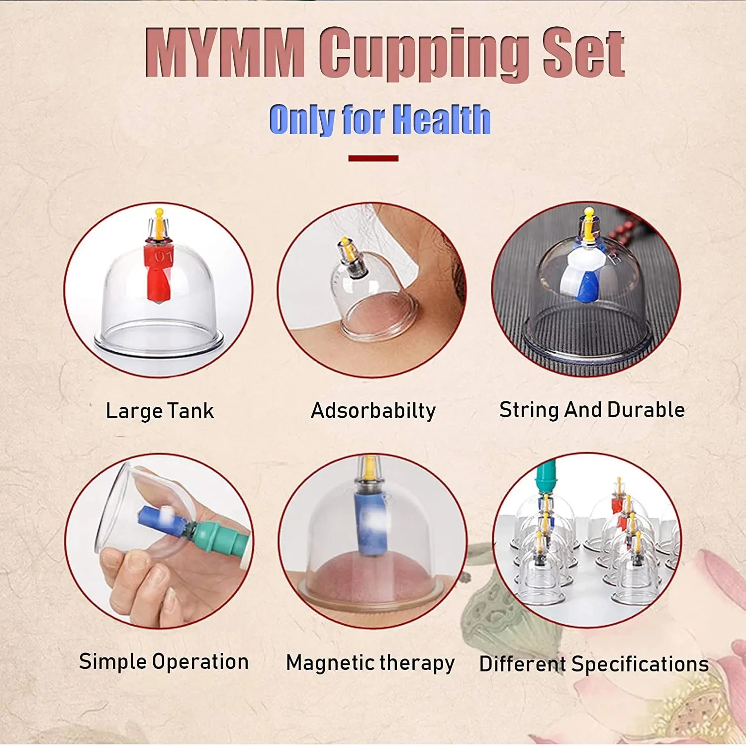 32PCS Vacuum Cupping Set – Body Massage & Anti Cellulite Therapy
