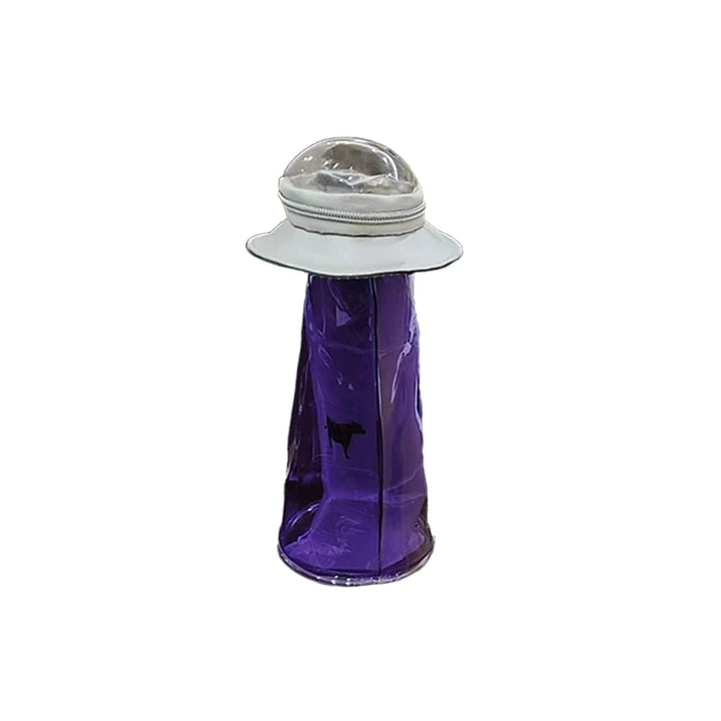 Creative Spaceship Shaped Hanging Storage Bag Transparent Large Capacity Doll Stationery Storage Box Backpack Pendant Cute Gift