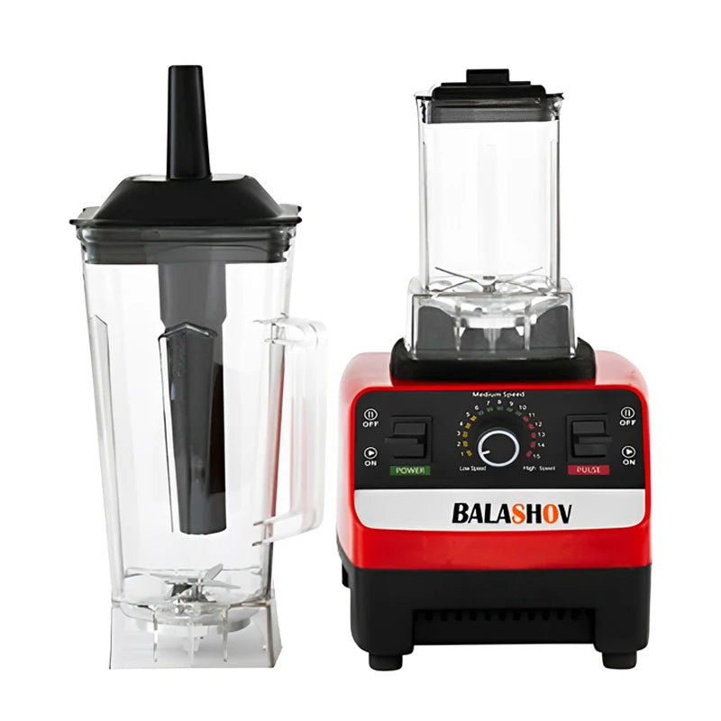 2000W High Power Commercial Blender Heavy Duty Smoothie Ice Crusher Food Processor BPA Free Kitchen Blender