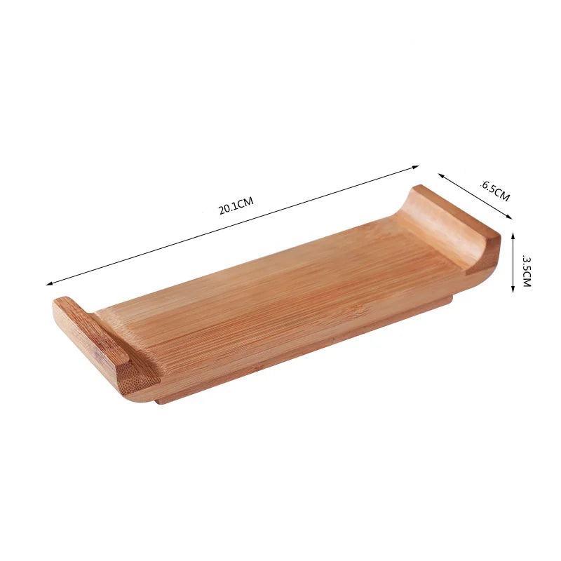 Bamboo Sushi Serving Board – Japanese Sashimi Boat Plate Tray