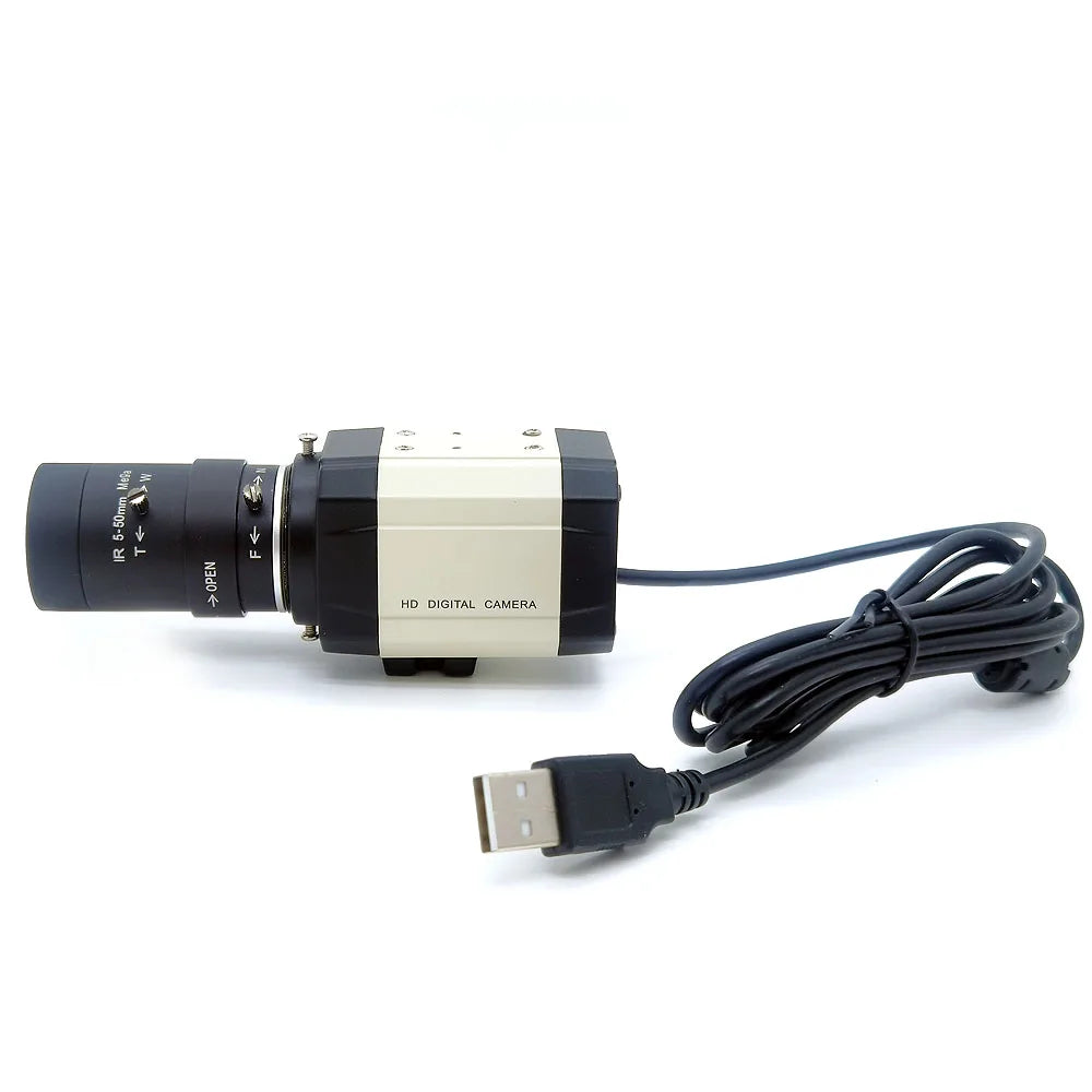 4MP 30fps 2560x1440 High Speed UVC USB Webcam 5-50mm / 2.8-12mm Varifocal  Zoom Lens option 720P USB 1280*720 USB Camera