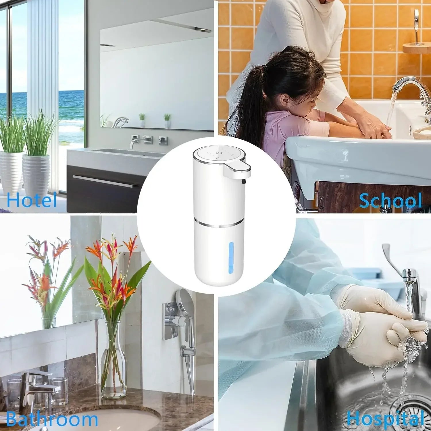 Automatic Touchless Soap Dispenser – USB Infrared Sensor Pump