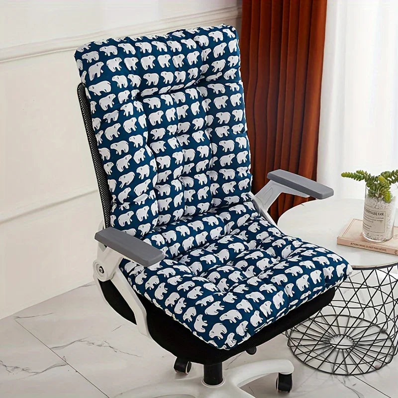Ergonomic Office Chair Cushion with Integrated Backrest Support - Suitable for Multifunctional Use of Home and Car Seats