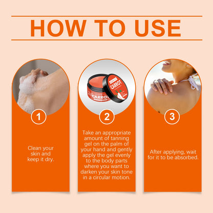 Intensive Self Tanning Gel – Fast Bronzing Lotion for Face & Body Sunless Tan 100g