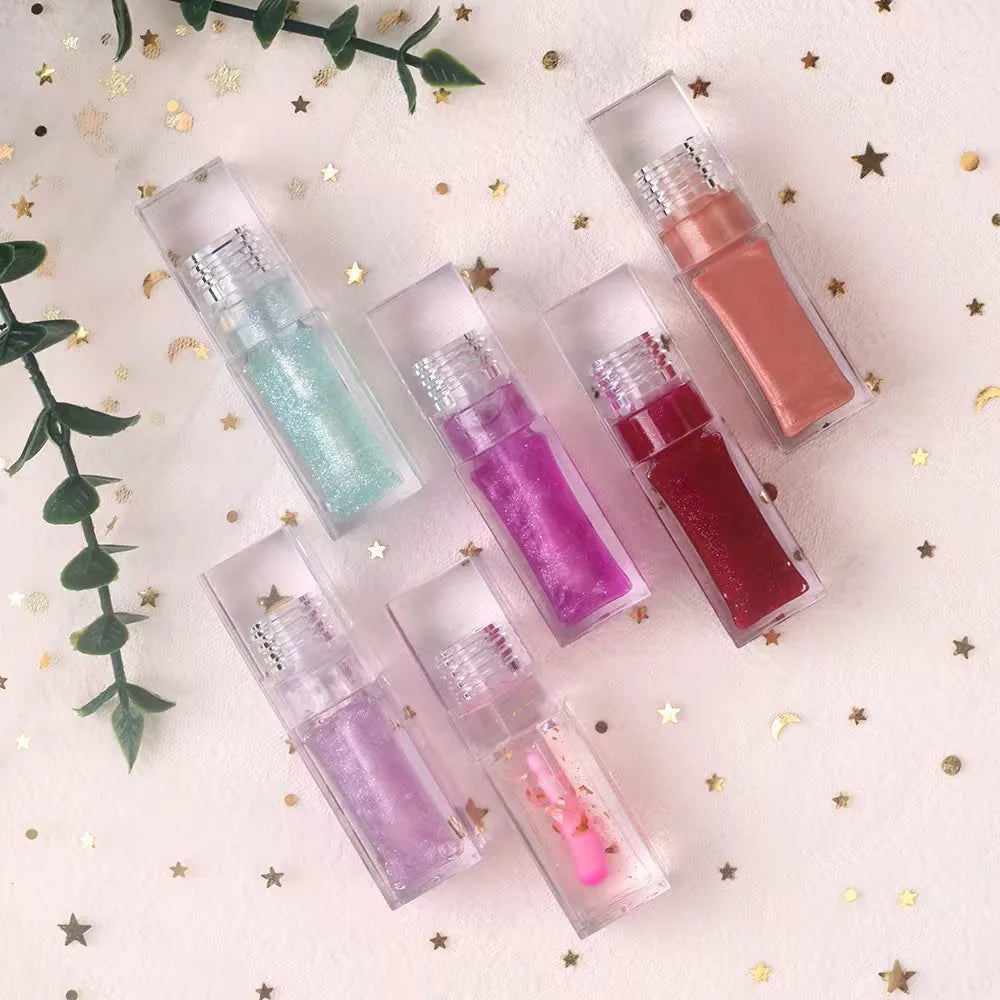 Hydrating Plumping Lip Gloss – Clear & Tinted, Long-Lasting & Waterproof