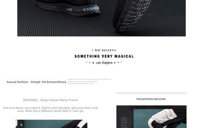 Men’s Breathable Mesh Sports Shoes